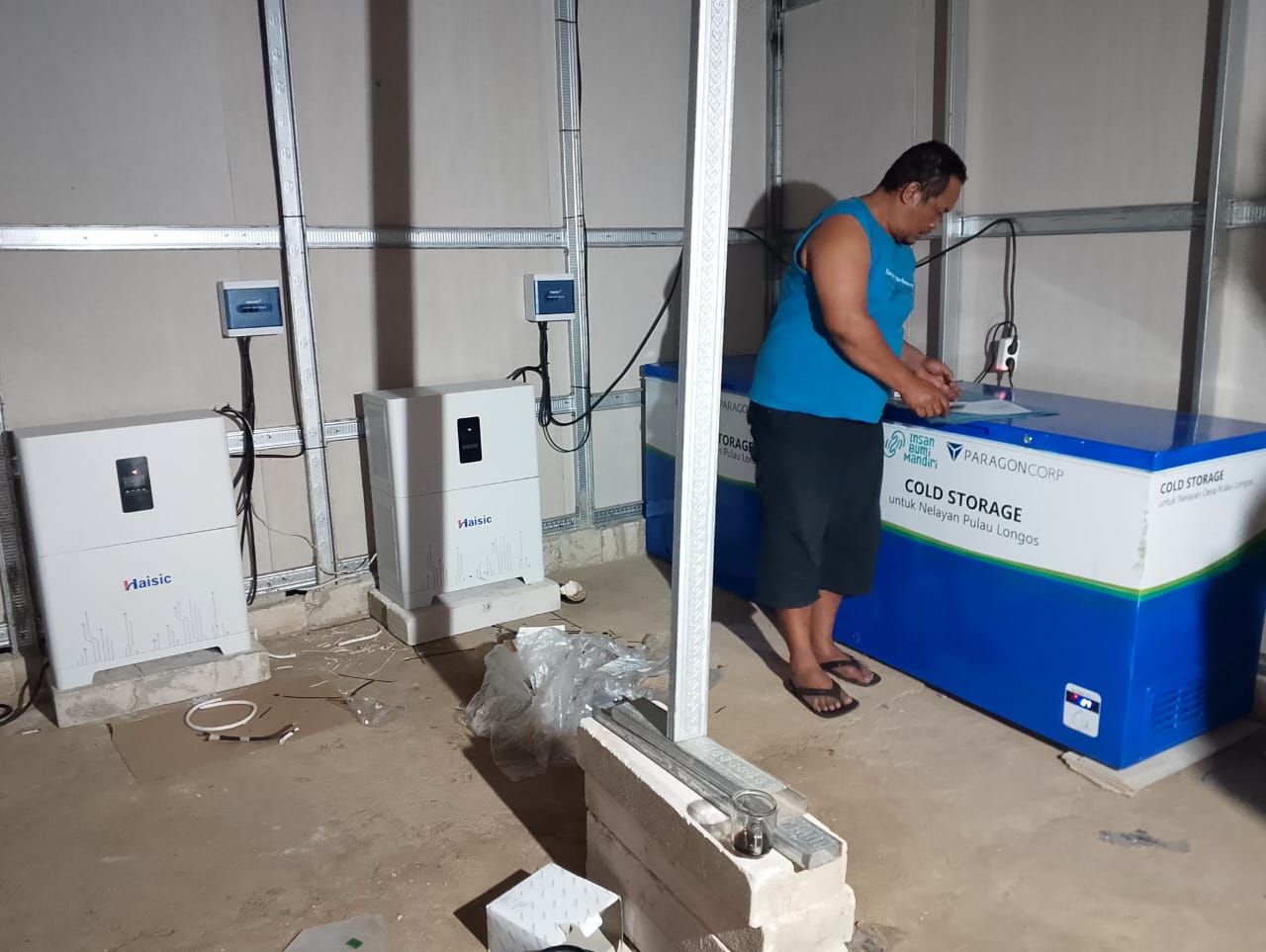 Cold Storage Bertenaga Surya Hadir di Pulau Longos Perkuat Ekonomi Nelayan