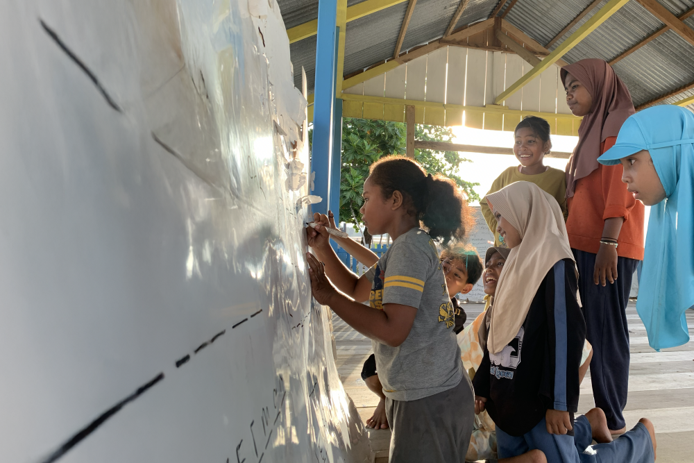 Sekolah Pesisir Gotowasi, Ruang Belajar Anak Pesisir